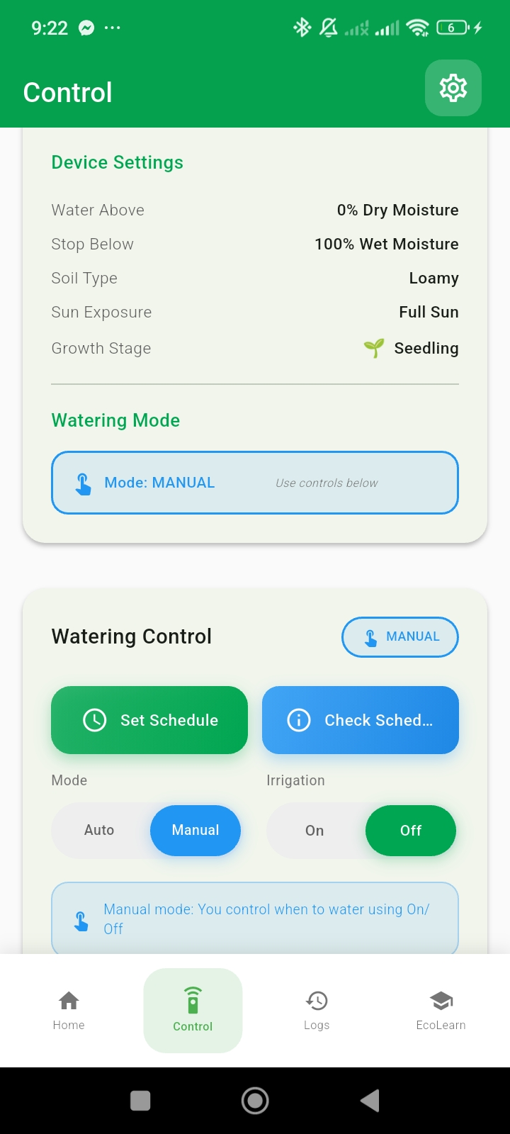 EcoSprinkle screenshot 2